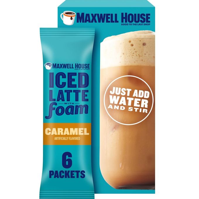 Maxwell House Iced Caramel Latte Instant Coffee